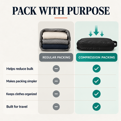 WAYLOM™ FitMore Bag — More Clothes. Less Bulk.