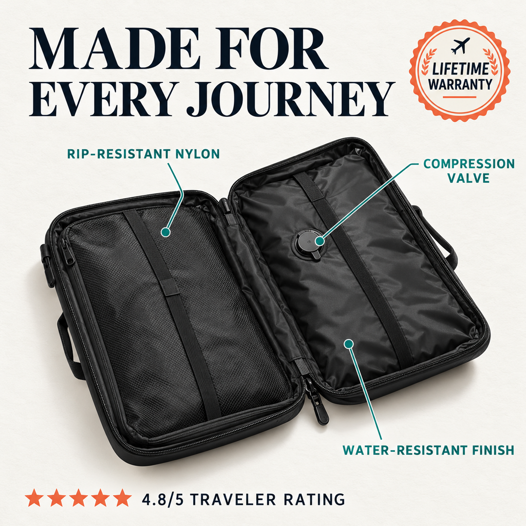 WAYLOM™ FitMore Bag — More Clothes. Less Bulk.